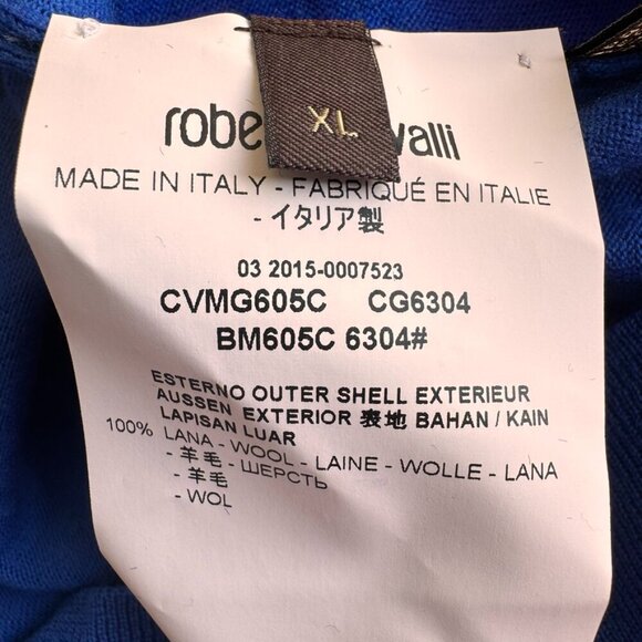 Roberto Cavalli Graphic Print Wool Sweater - Picture 7 of 12